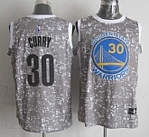 Golden State Warriors #30 Stephen Curry Gray City Luminous Stitched Jersey,baseball caps,new era cap wholesale,wholesale hats